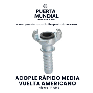 acople rÁpido media vuelta americano hierro 1" uhe